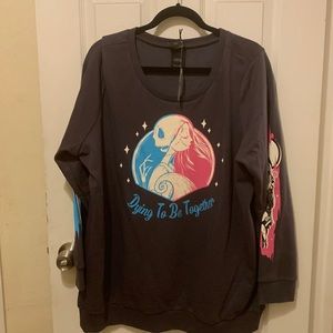 Disney Nightmare Before Christmas sweatshirt Torrid Size 2